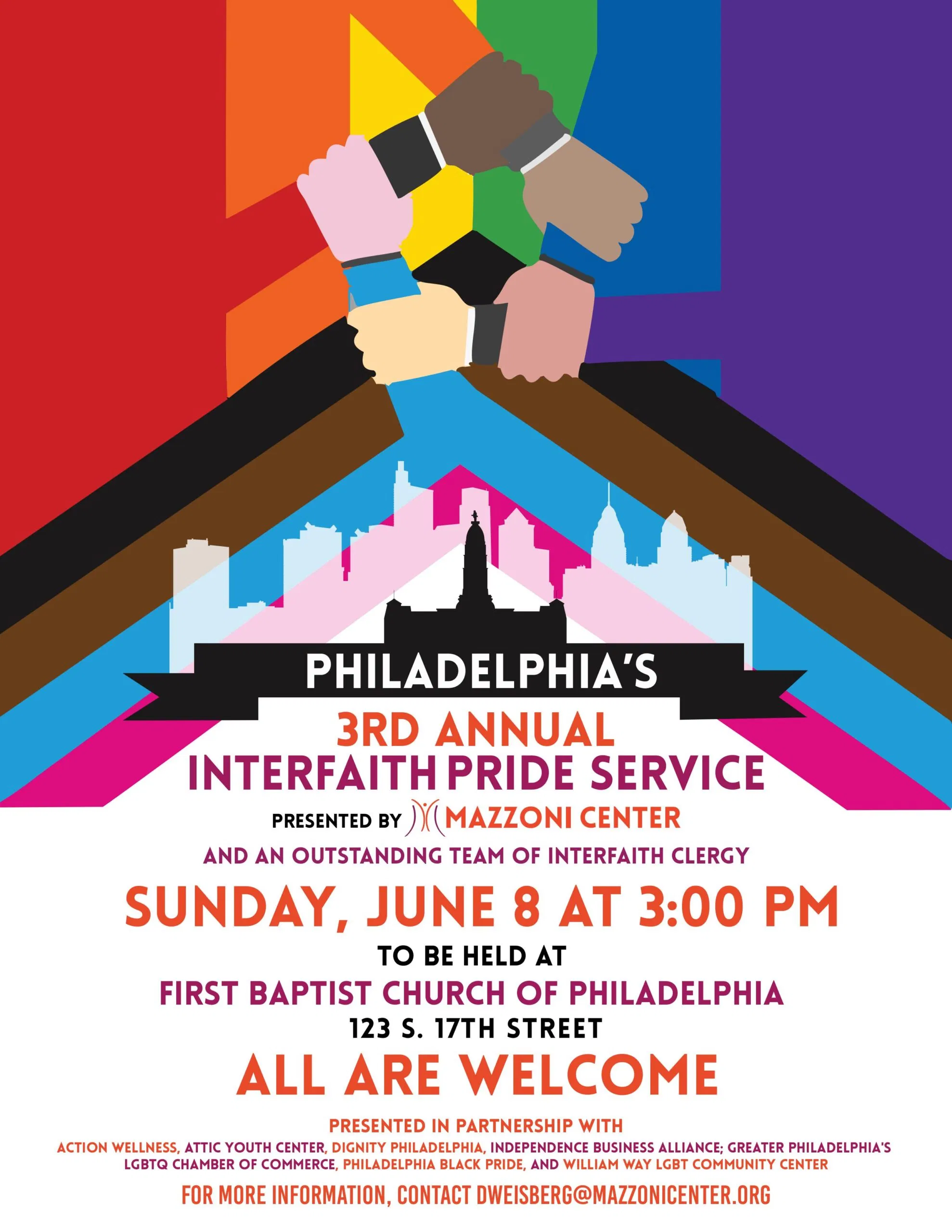 Interfaith Pride Service 2025 Flyer